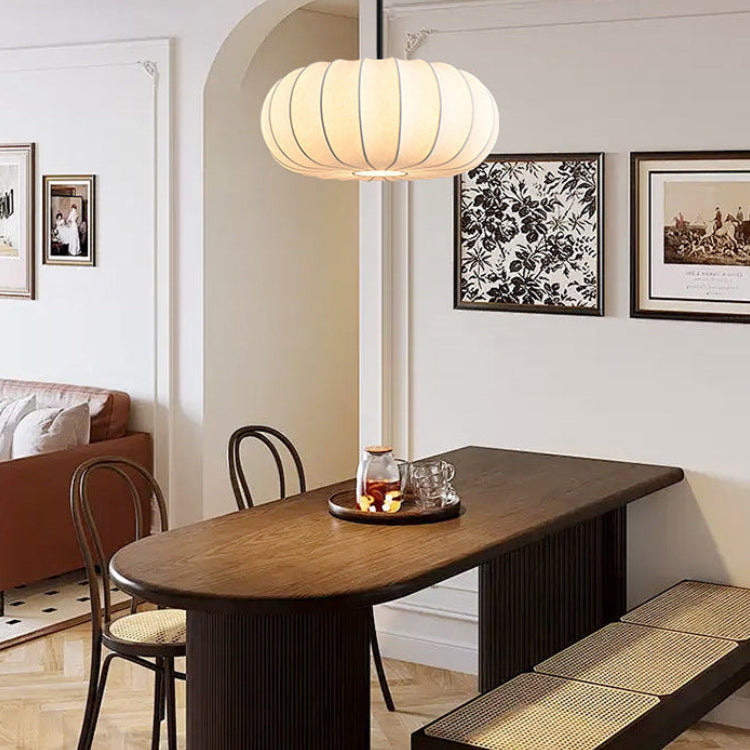 Moderne Pendelleuchte aus Stoff – Elegante Hängelampe mit weichem Licht