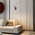 Moderne Bogen-Stehlampe mit verstellbarem Arm für Wohnzimmer & Sofa