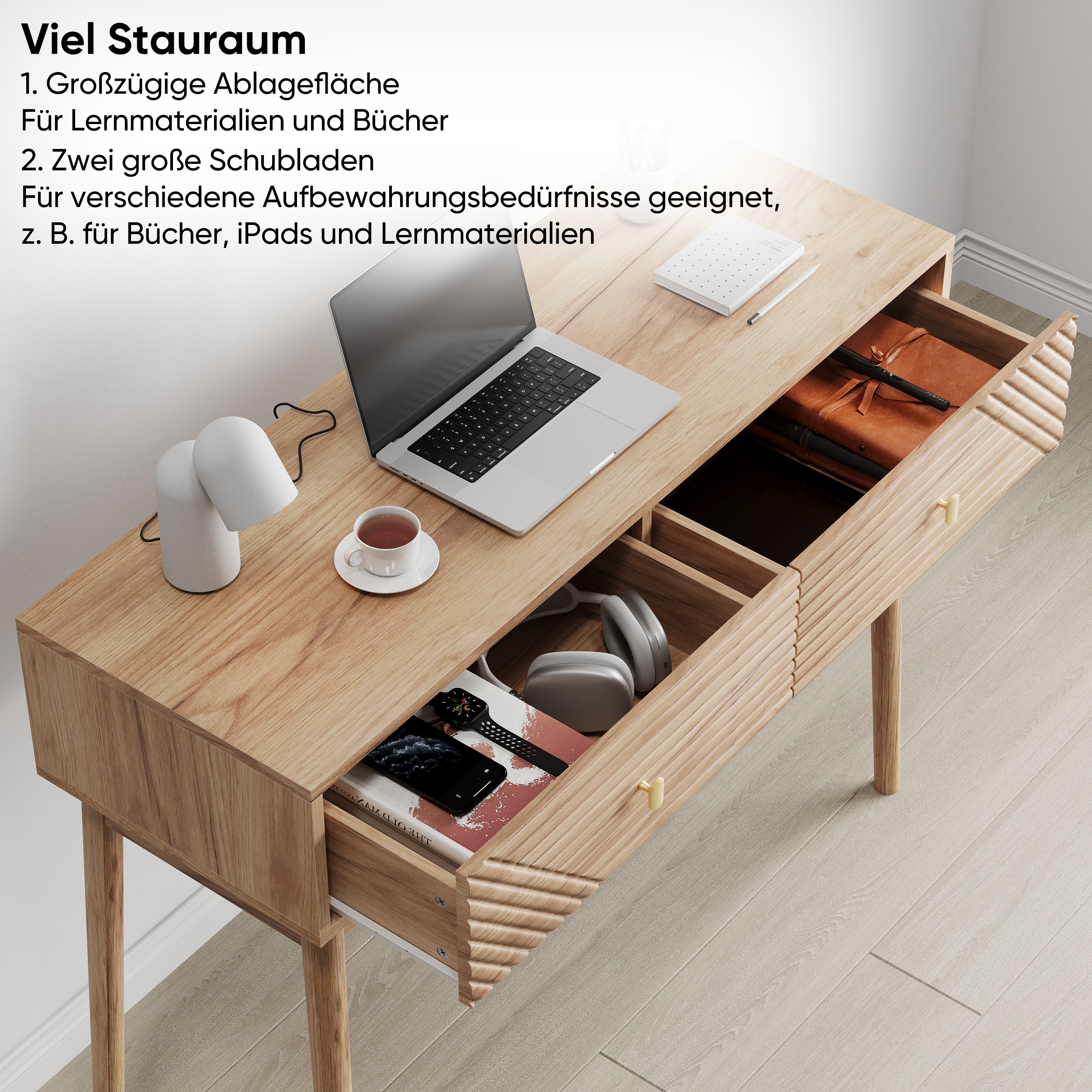 Konsolentisch / Schreibtisch im Mid-Century-Stil