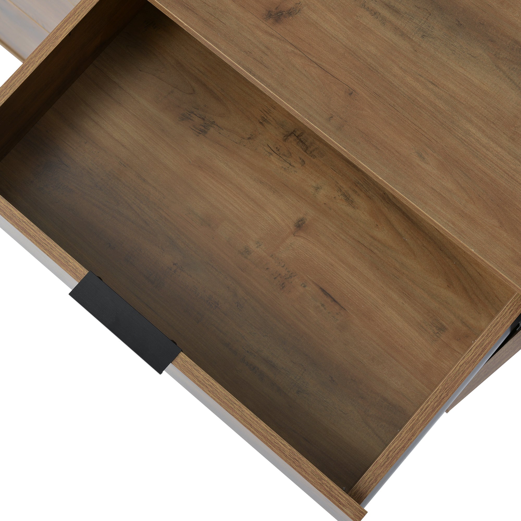 Kommode mit 6 Schubladen – Industrial Design in Dunkler Eiche