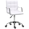 Ergonomischer Drehstuhl mit Armlehnen und Rollen für Büro & Homeoffice