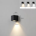 Moderne LED Wandleuchte für Innen- und Außenbereiche