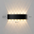 Moderne LED Wandleuchte für Innen- und Außenbereiche