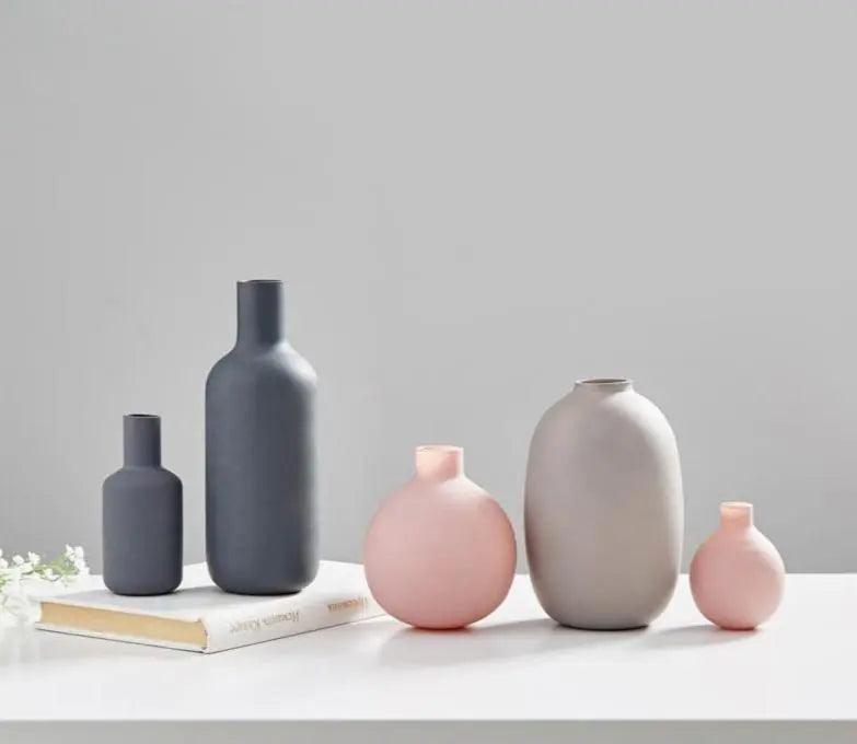 Moderne Keramikvase Kollektion - Multi-Color - Stilvolle minimalistische Dekoration für Zuhause