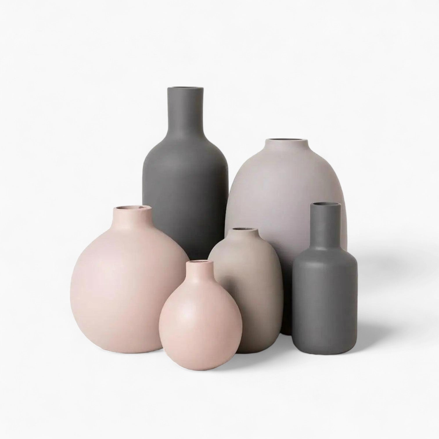 Moderne Keramikvase Kollektion - Multi-Color - Stilvolle minimalistische Dekoration für Zuhause