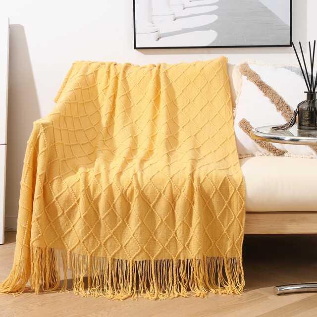 Monarch Knit Blanket - Leicht und weich, fachmännisch verarbeitet, maximaler Komfort, nur chemisch reinigen