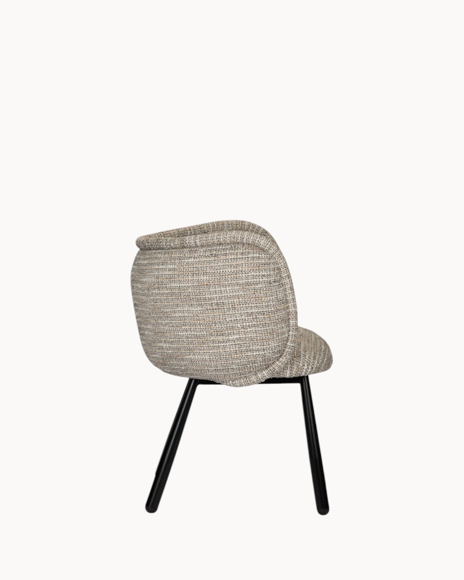 Coco Sessel – Ergonomisch, 78,5 CM hoch, Schwarzes Stahlgestell