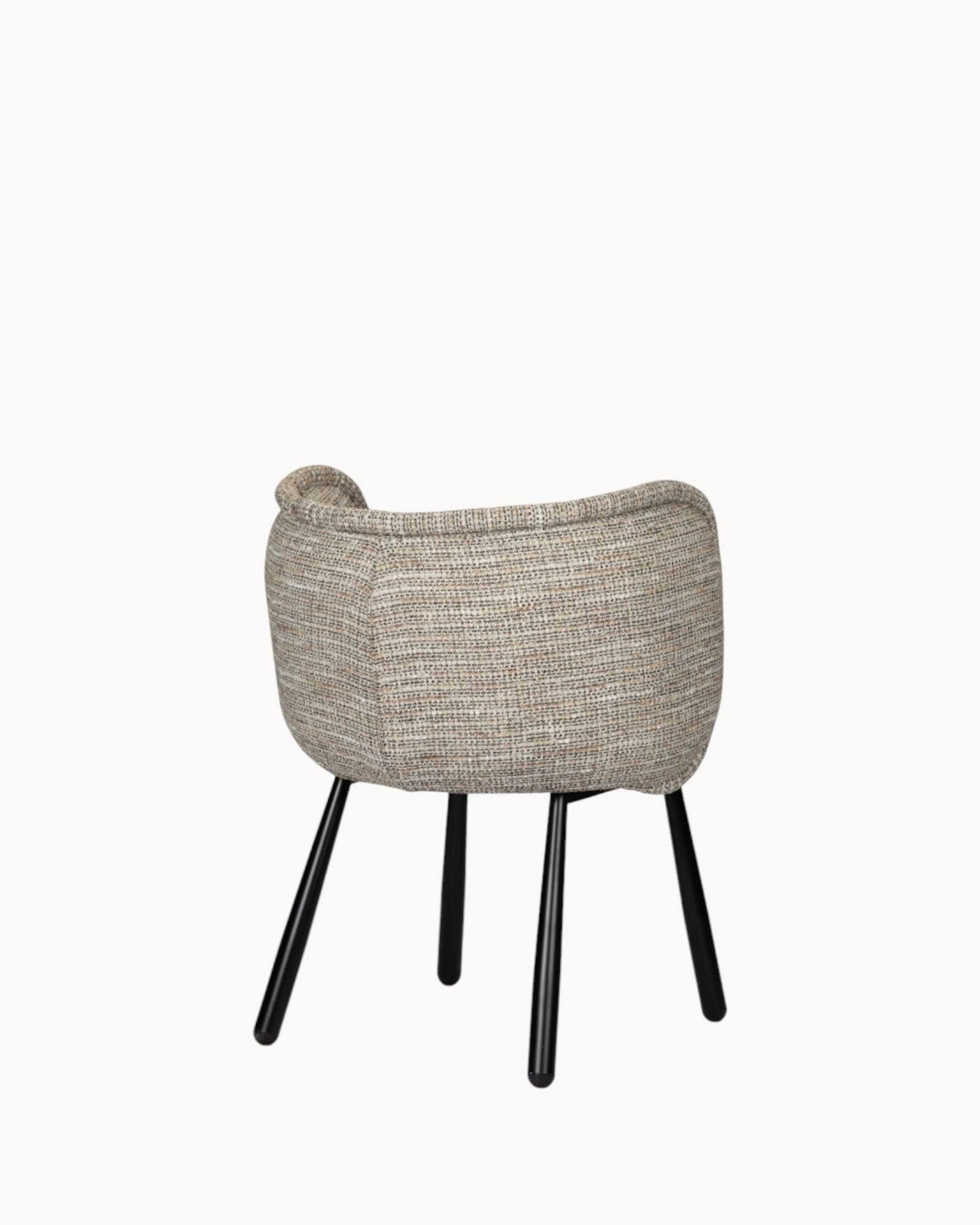Coco Sessel – Ergonomisch, 78,5 CM hoch, Schwarzes Stahlgestell