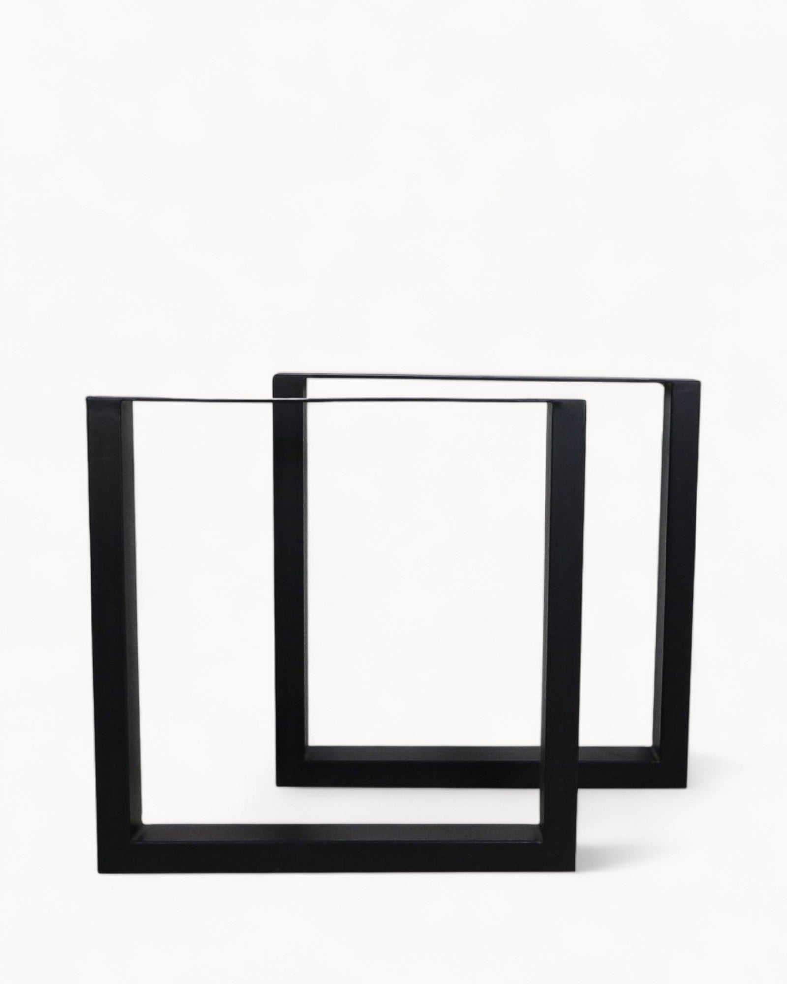 Tischgestell Metall Schwarz – HSM Collection – U-Form 70x10x69 cm