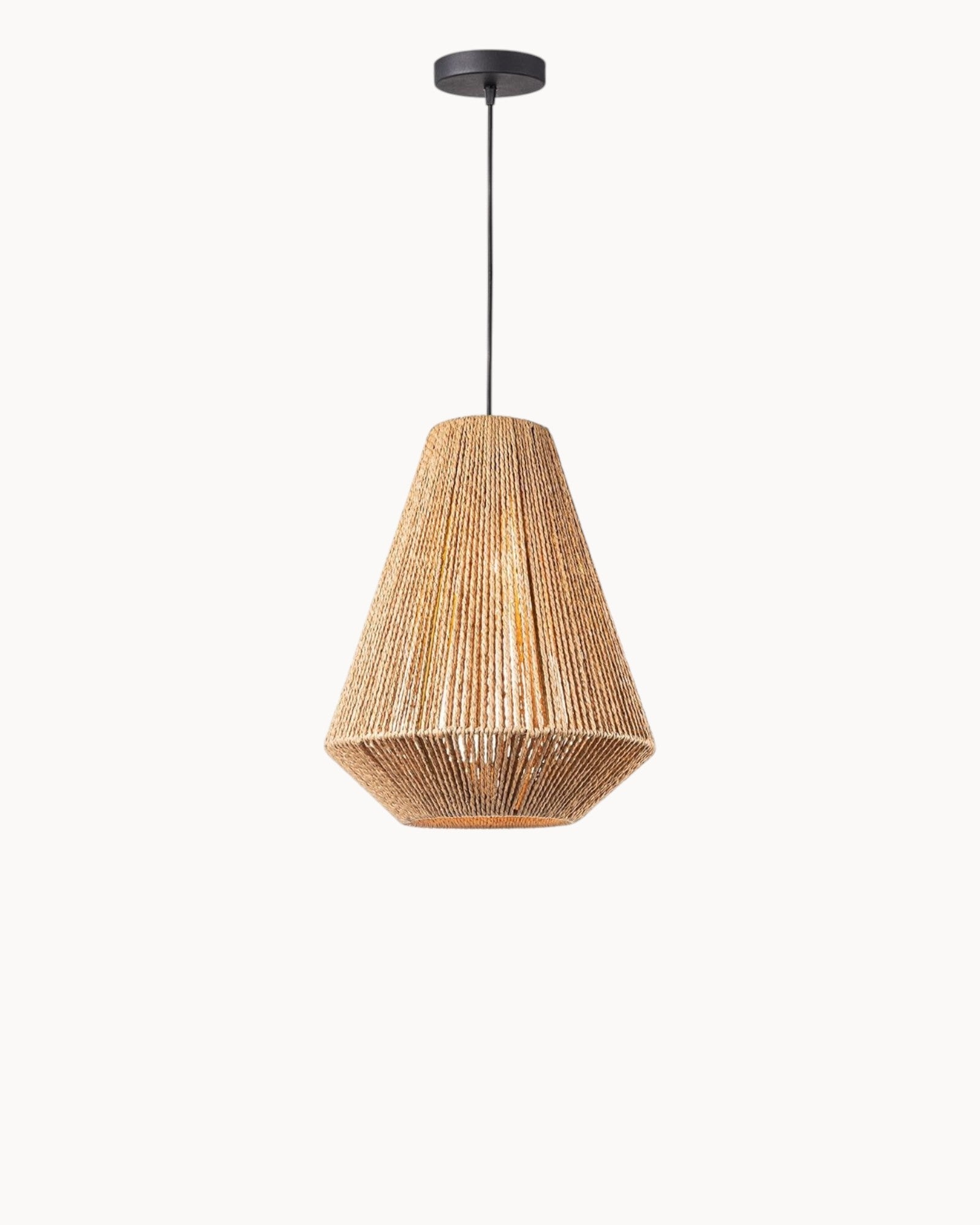 Home Sweet Home – Hängelampe Vela aus Holz, 33x33x146cm