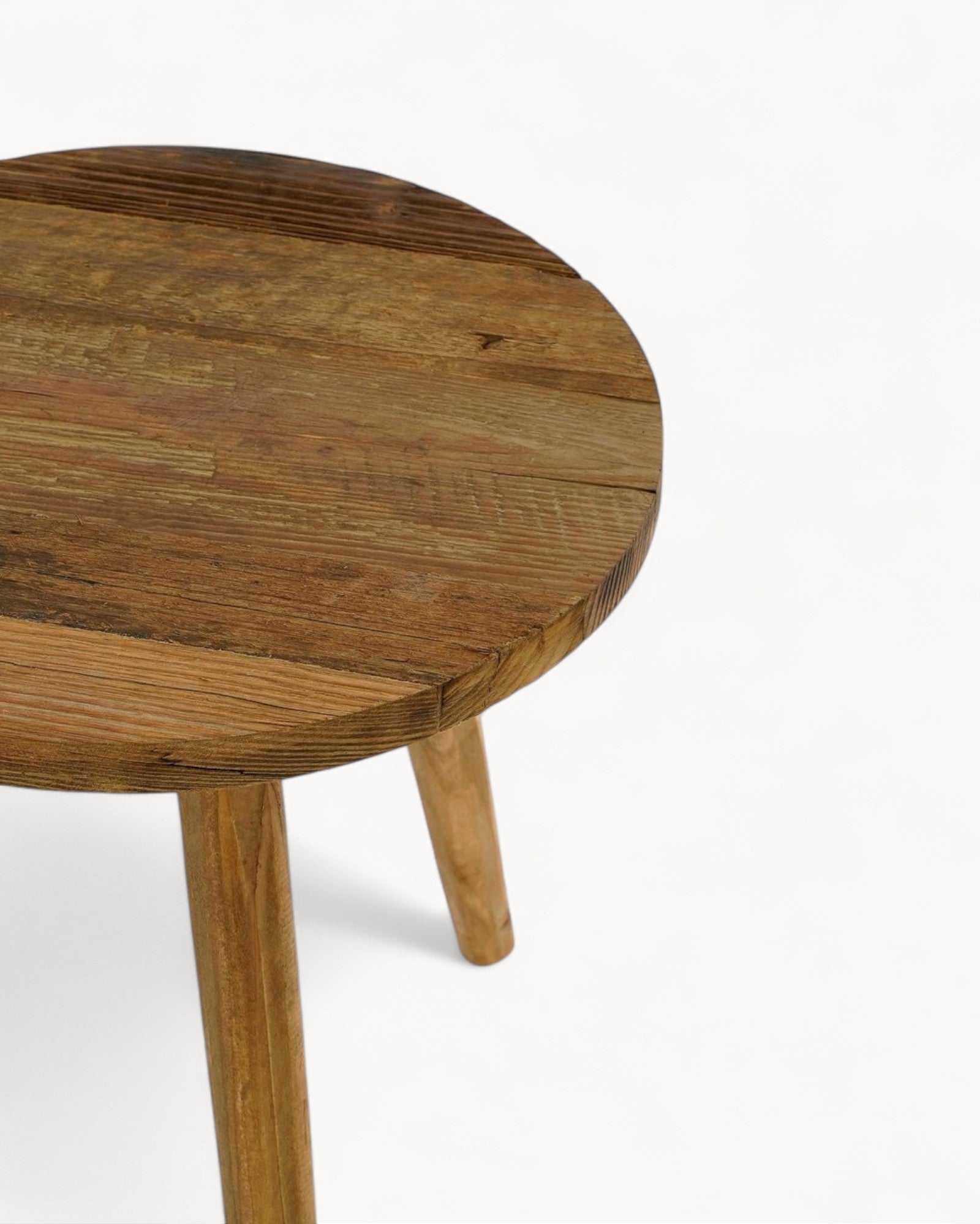 Beistelltisch aus Holz – Rund Ø33 cm – Braun – Natürliches Design