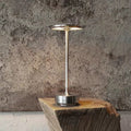 Tragbare Ambientelampe aus Aluminium im Industrie-Touch-Design