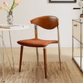 Esszimmerstuhl aus Massivholz im Mid-Century-Modern-Stil
