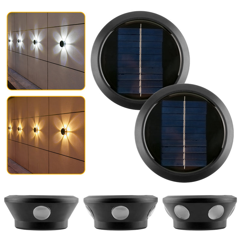 Solarbetriebene Außenwandleuchte