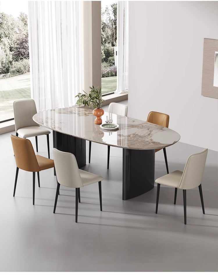 Moderner Esszimmerstuhl im italienischen Stil – Gepolsterter Designerstuhl