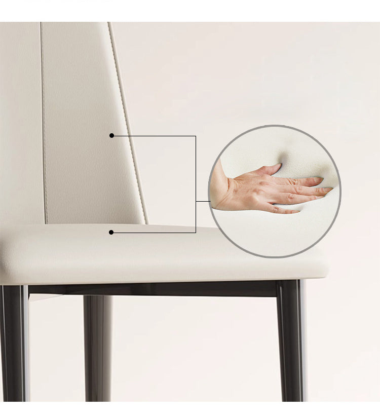 Moderner Esszimmerstuhl im italienischen Stil – Gepolsterter Designerstuhl