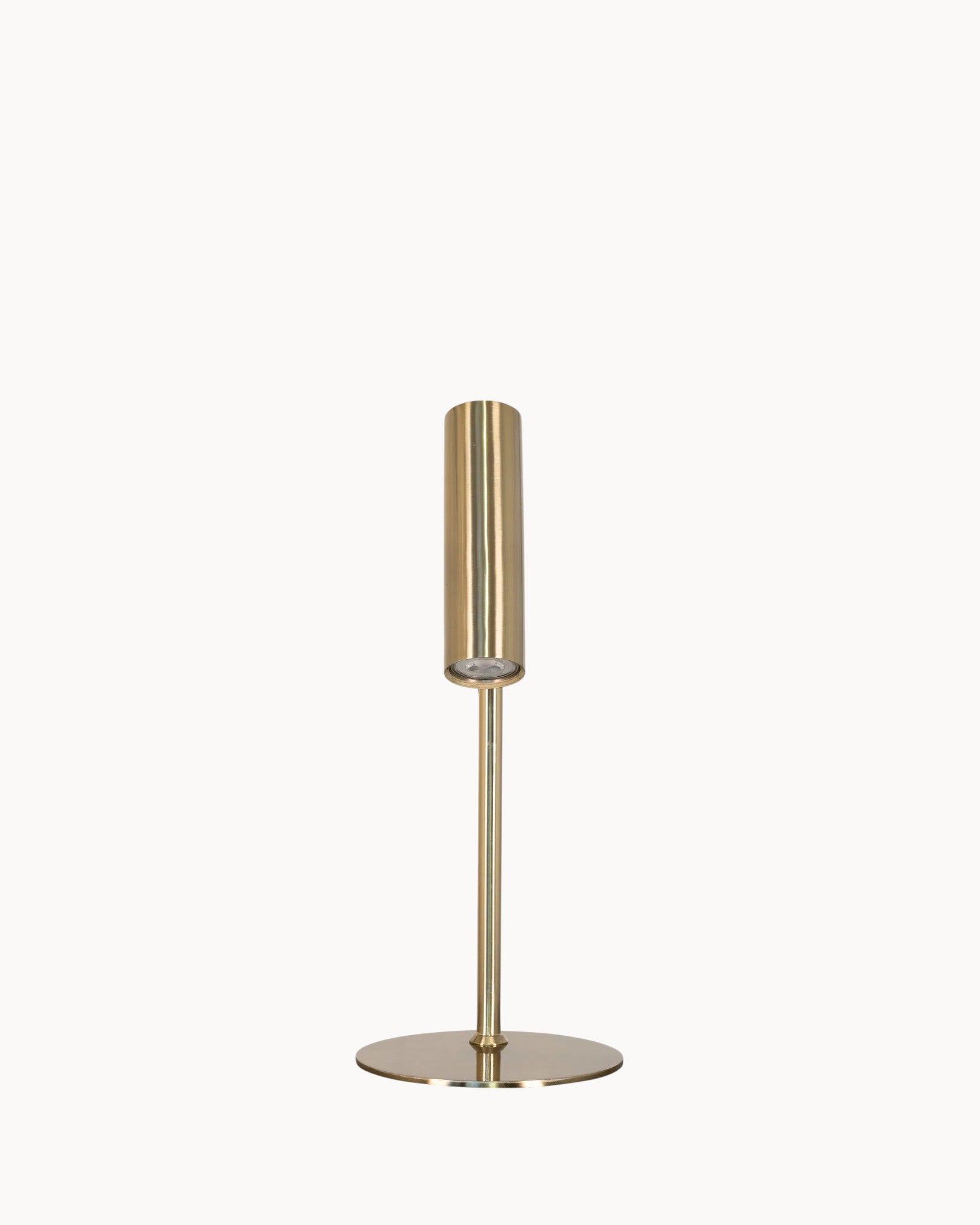 Tischlampe Paris – Stahl in Messingoptik, 47 cm hoch