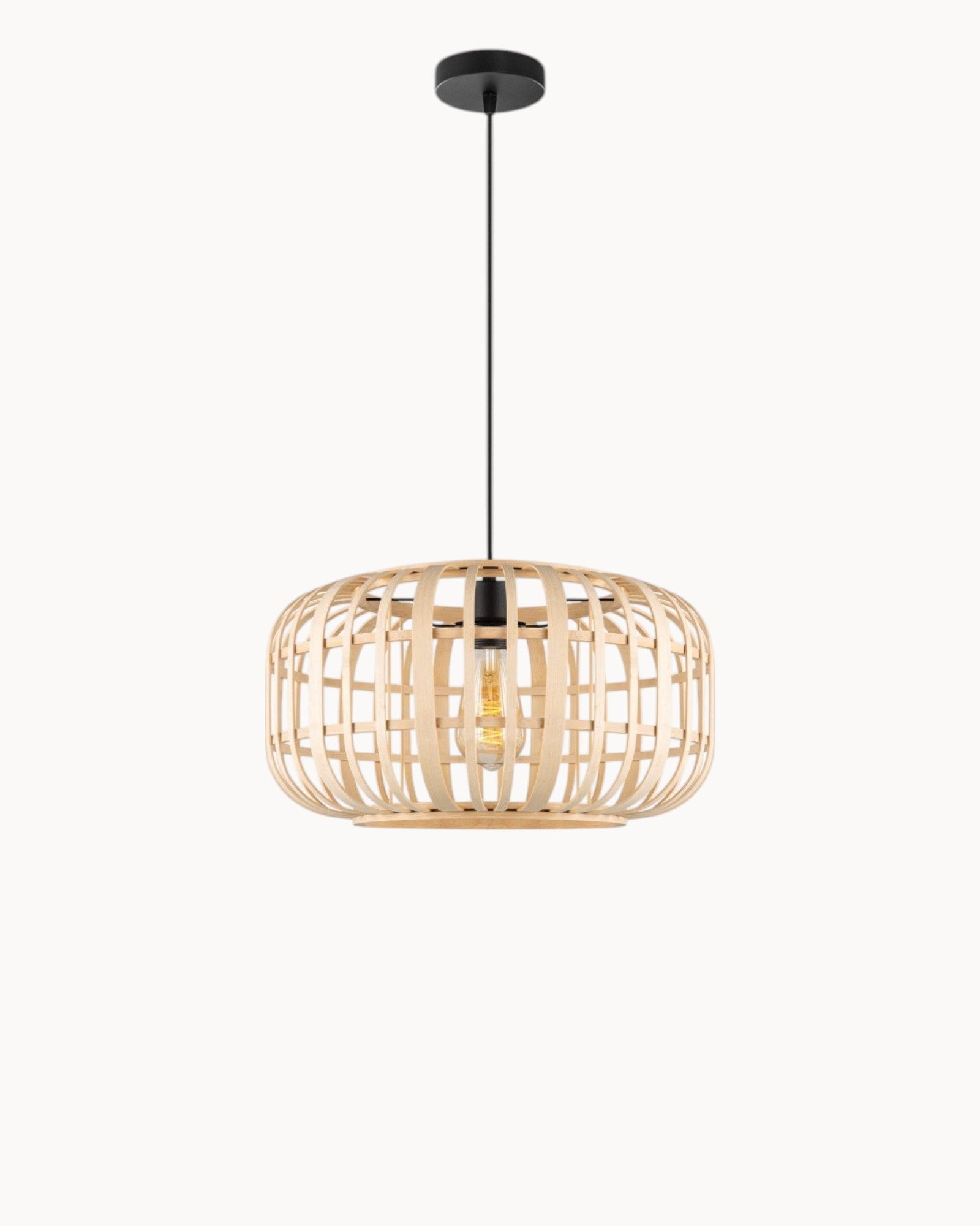 Home Sweet Home – Bohemian Pendelleuchte Bambus 40 x 126 cm