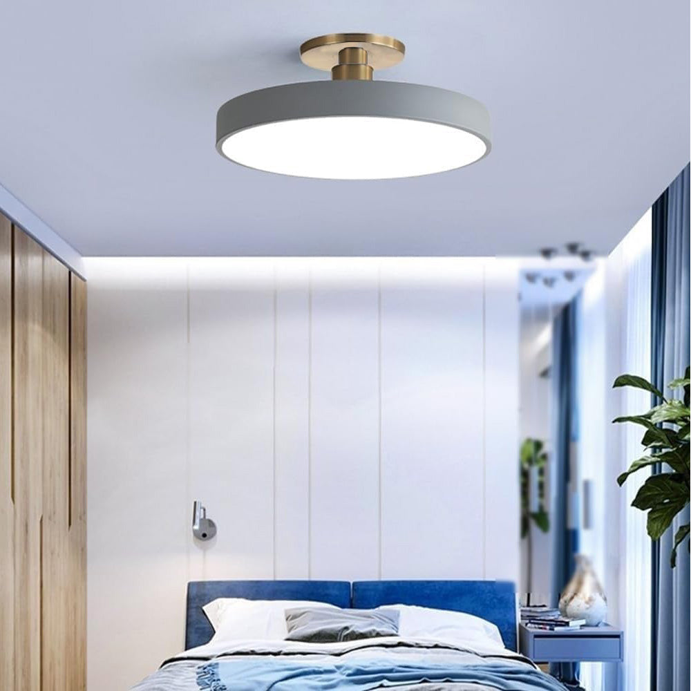 LED-Deckenleuchte | Hochwertiger Kunststoff-Lampenschirm, Blendschutz, einfache Installation, lange Lebensdauer