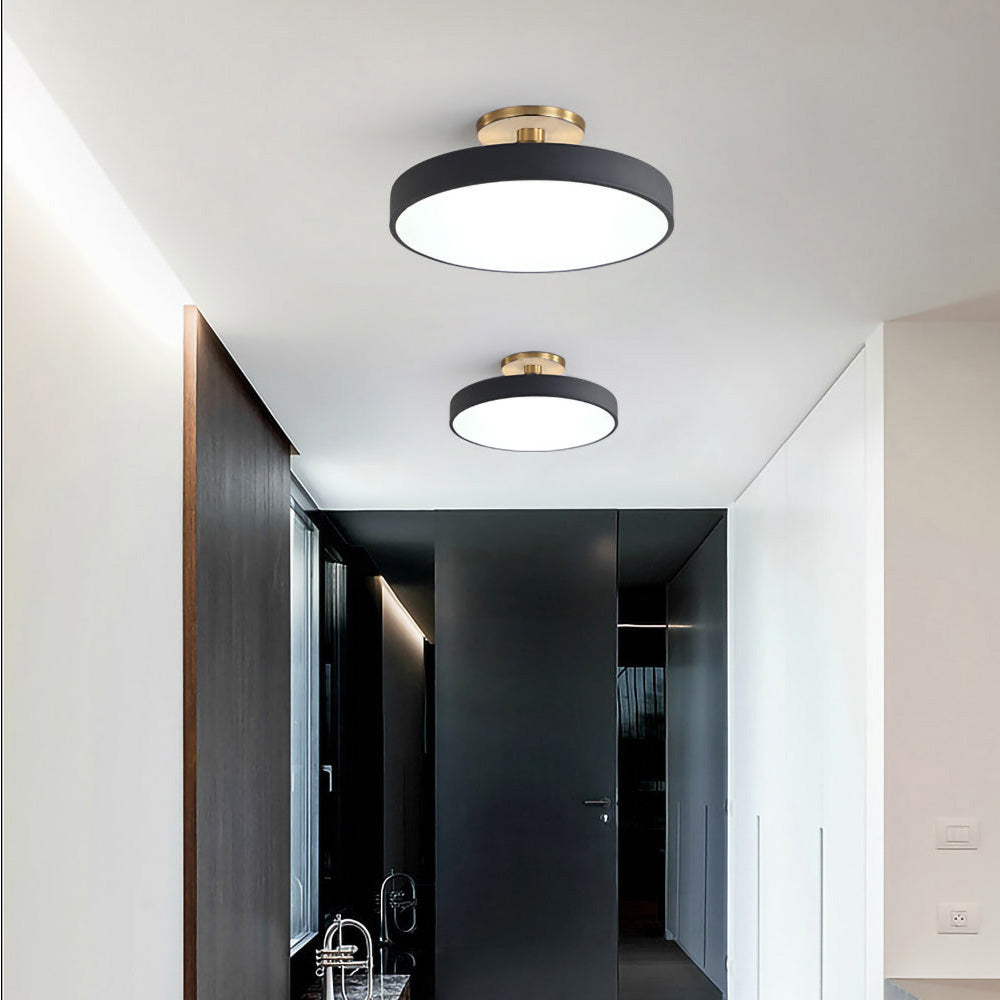 LED-Deckenleuchte | Hochwertiger Kunststoff-Lampenschirm, Blendschutz, einfache Installation, lange Lebensdauer