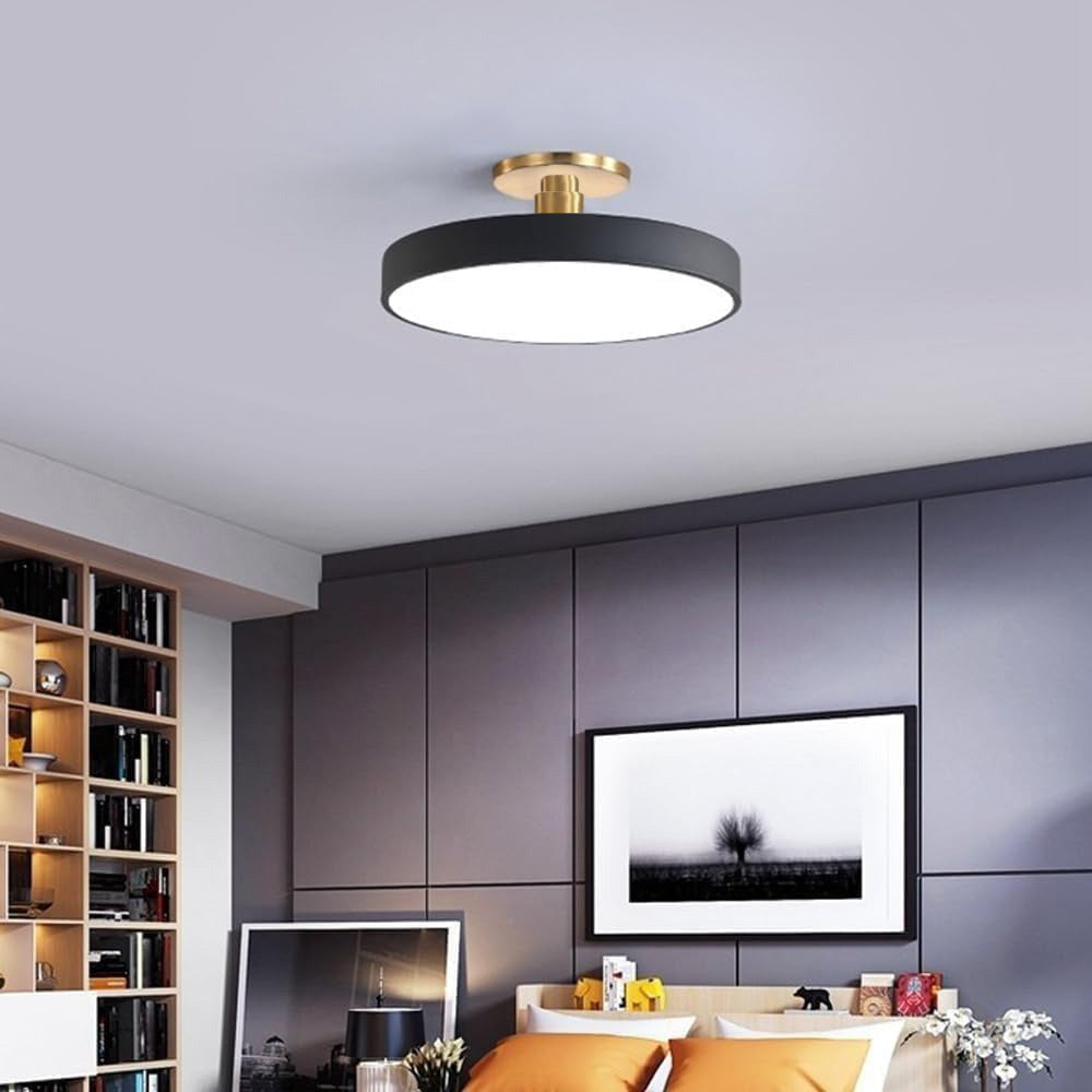 LED-Deckenleuchte | Hochwertiger Kunststoff-Lampenschirm, Blendschutz, einfache Installation, lange Lebensdauer