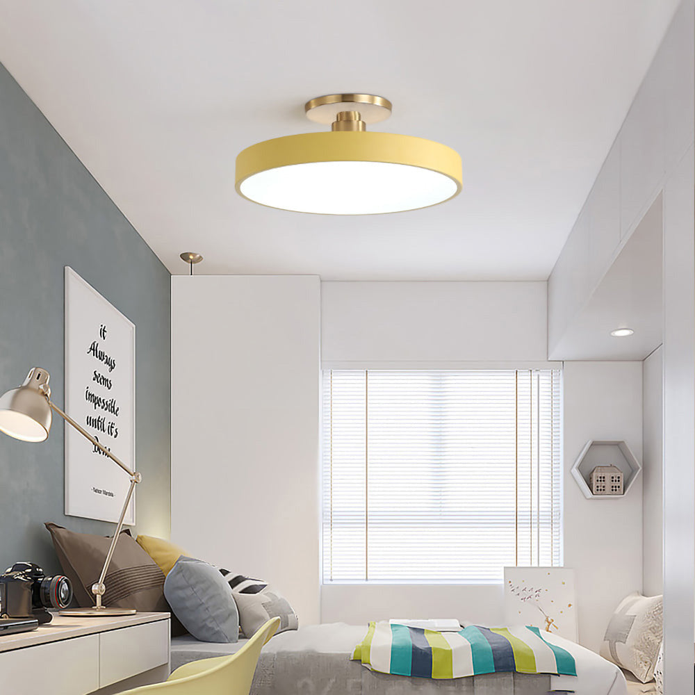 LED-Deckenleuchte | Hochwertiger Kunststoff-Lampenschirm, Blendschutz, einfache Installation, lange Lebensdauer