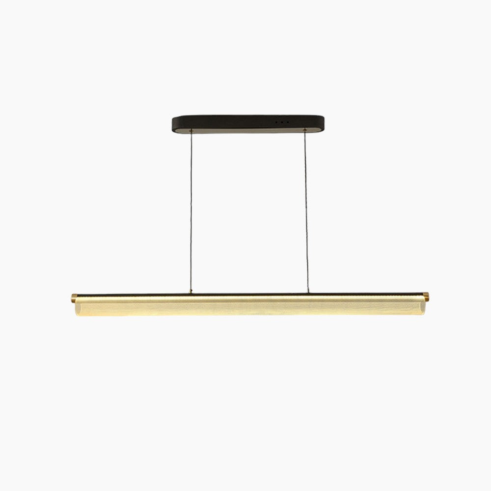 Frosted Clear LED Pendelleuchte - Nordic Modern Style, 72W, Acryl & Aluminium, verstellbar, dimmbar, für Wohnzimmer & Dekoration