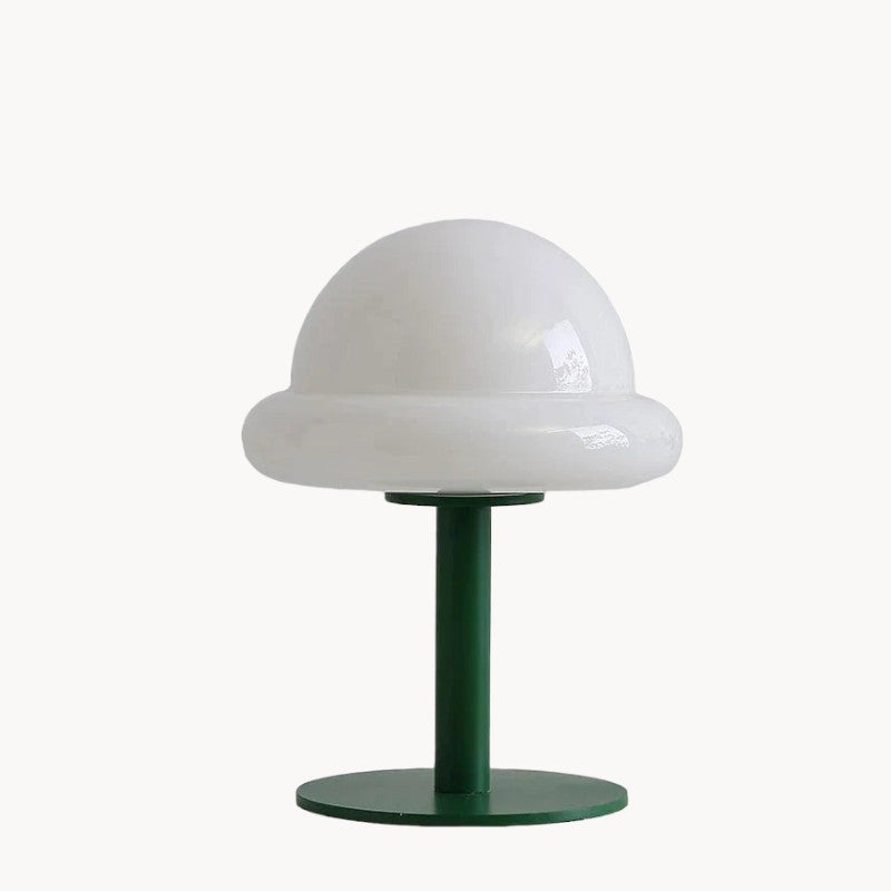 Mid Century Modern Mushroom Tischlampe | LED, Multi-Color, Glas-Stein, Ein/Aus-Schalter, UL zertifiziert