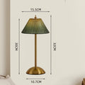 Dekorative Tischlampe aus Glas – Elegante Nachttischlampe mit modernem Design