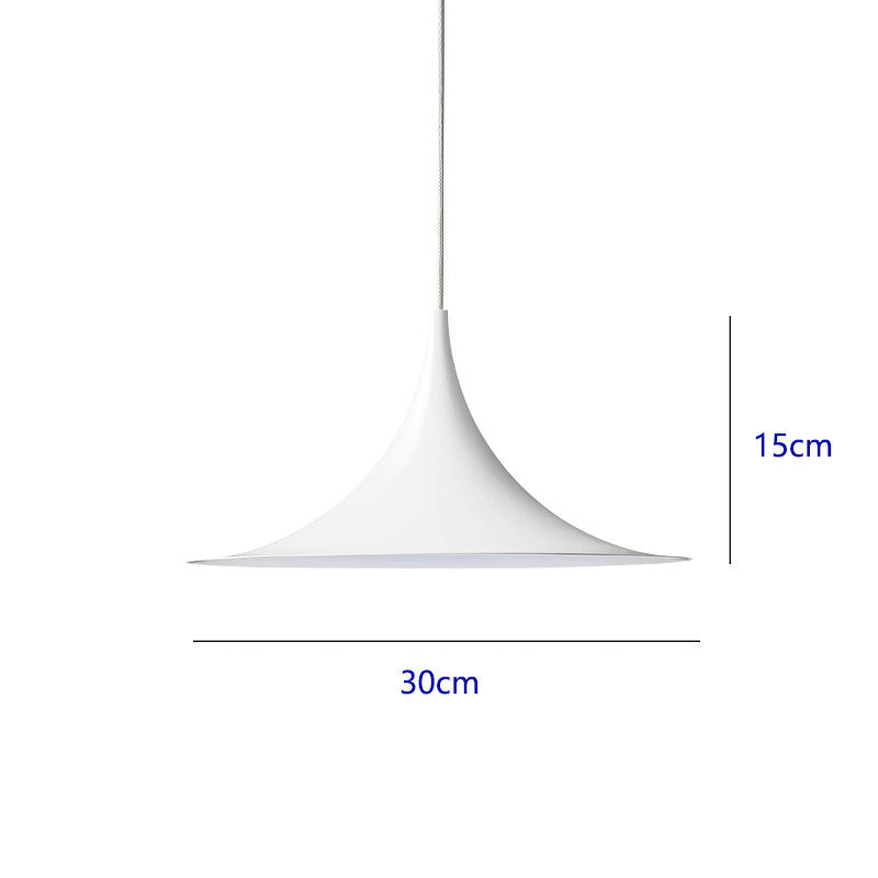 Minimalistische Pendelleuchte im Trompeten-Design – Moderne Hängelampe mit 3 Lichtfarben