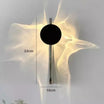 Moderne LED Wandlampe mit Ripple-Lichteffekt & Drehfunktion