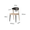 Esszimmerstuhl aus Massivholz im Mid-Century-Modern-Stil