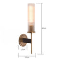 Elegante minimalistische Wandleuchte aus Kupfer