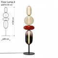 Dekorative Stehlampe mit Glas Kugeldesign im modernen Stil