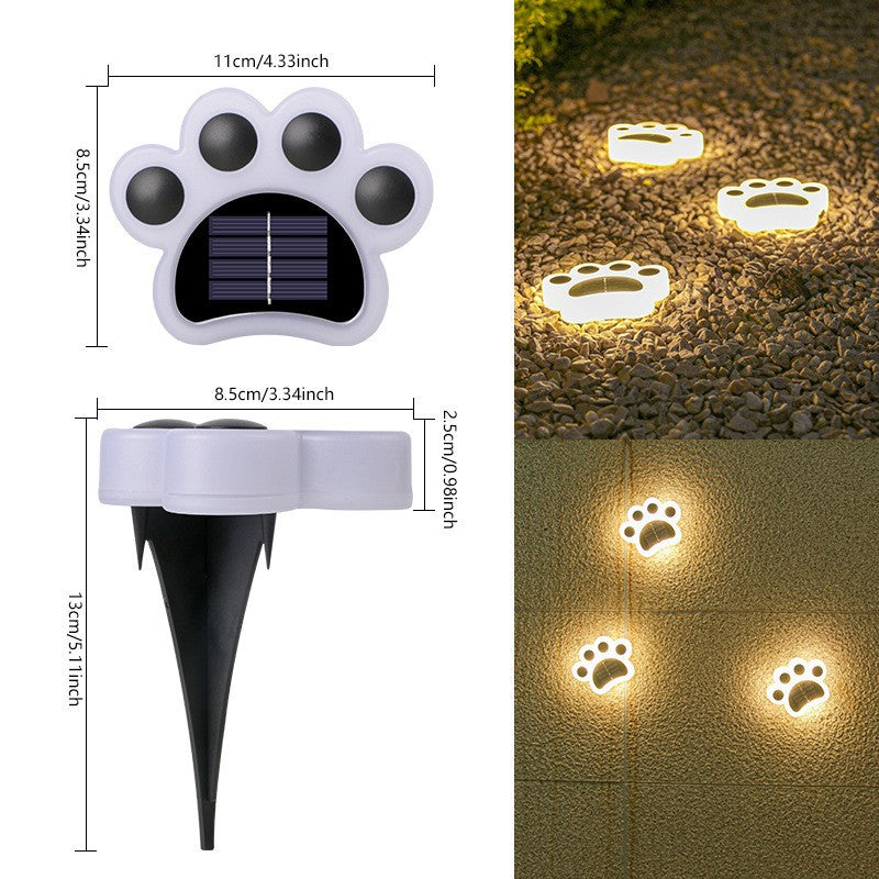 Wasserdichte Solar-Gartenleuchte in Kieselform