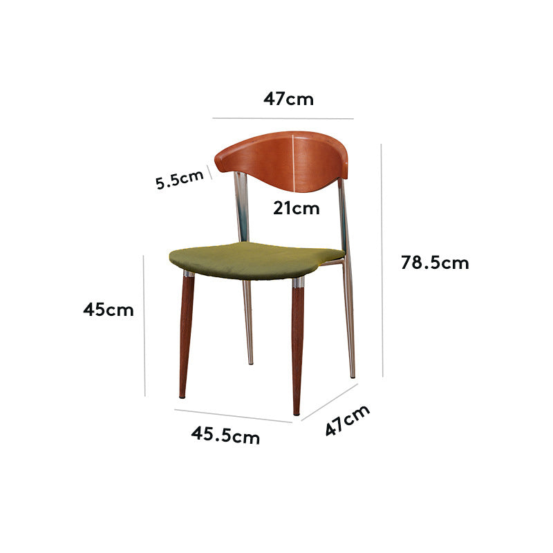 Esszimmerstuhl aus Massivholz im Mid-Century-Modern-Stil