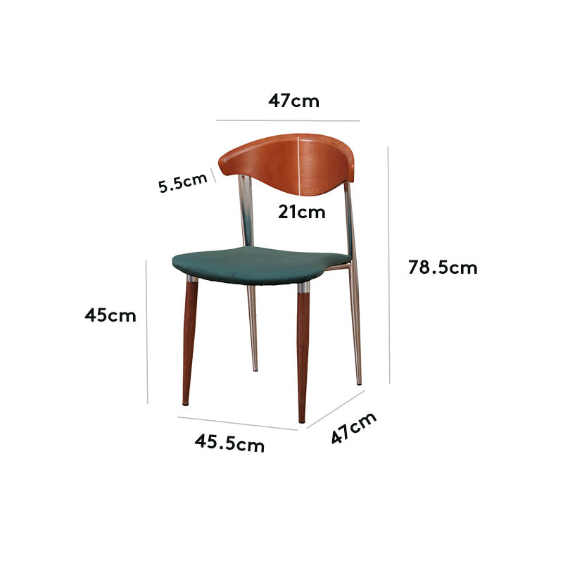 Esszimmerstuhl aus Massivholz im Mid-Century-Modern-Stil