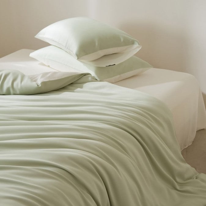 Tencel Lyocell Bettwäsche-Set mit kühlendem Effekt