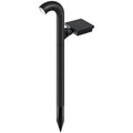 Moderne Solar-Gartenleuchte mit Erdspieß