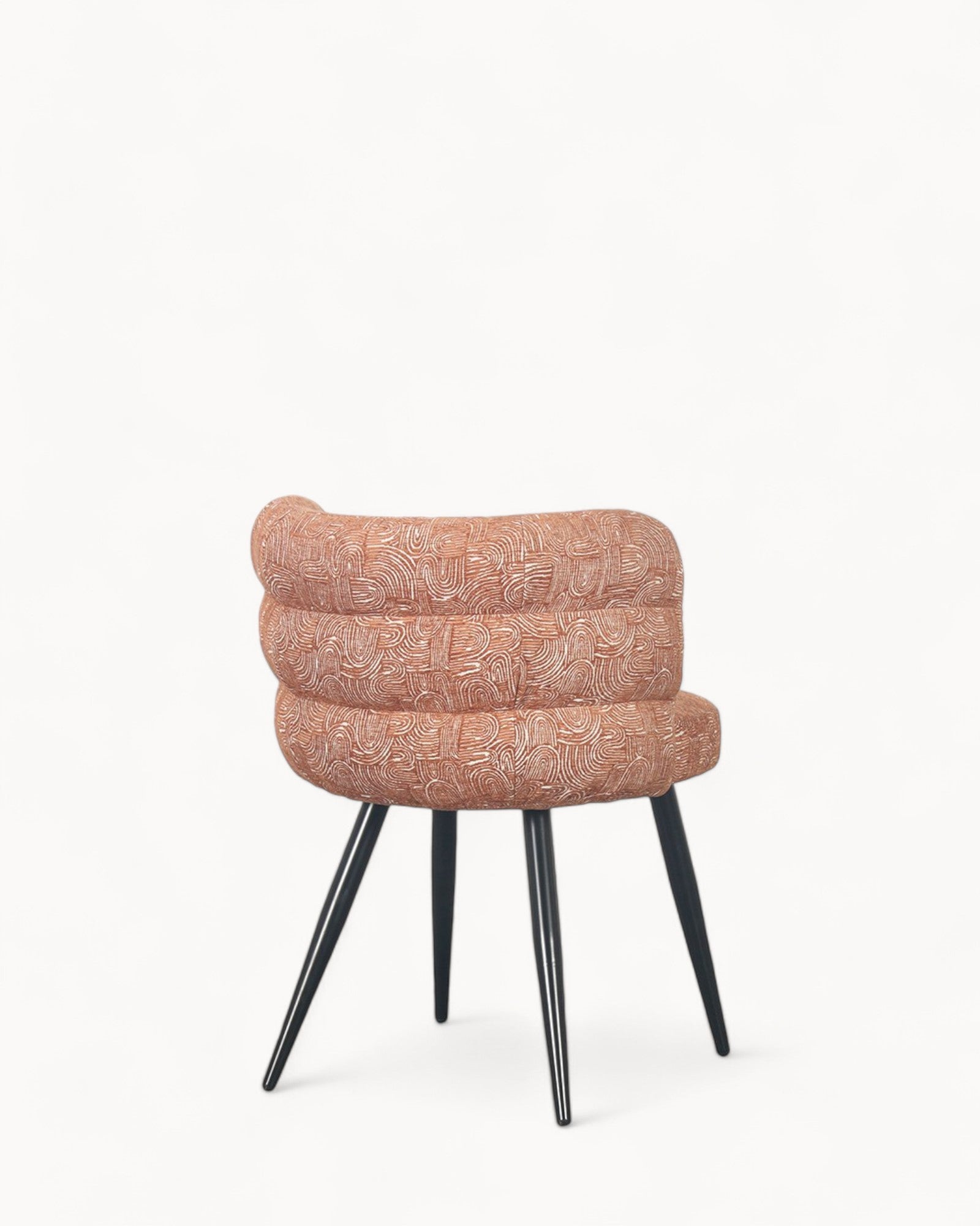 Cloud Chair Safiya Terrakotta – 2er-Set – Weiches Polster – Modernes Design