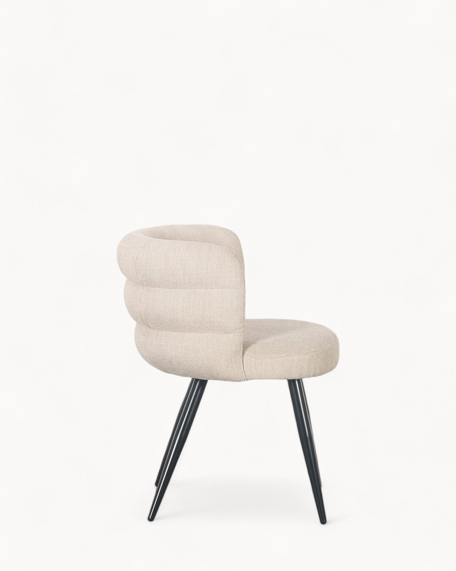 Cloud Chair Beige - 2er-Set - Modern Esszimmerstühle mit Schaumstoffpolsterung