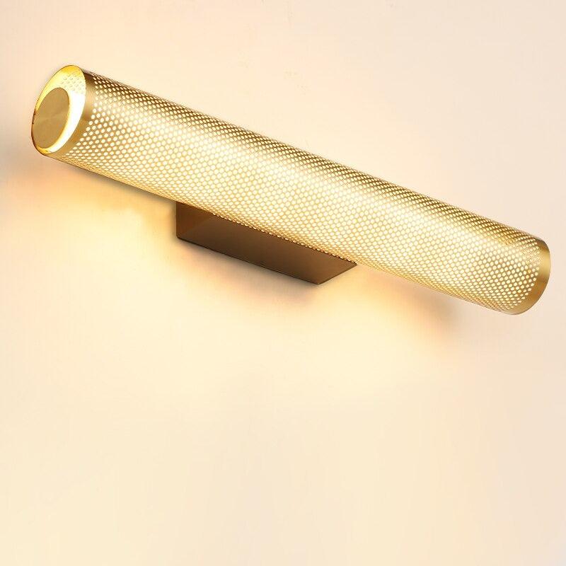 Luxuriöse goldene Wandleuchte | LED, ART DECO Stil, 12W, verkabelt