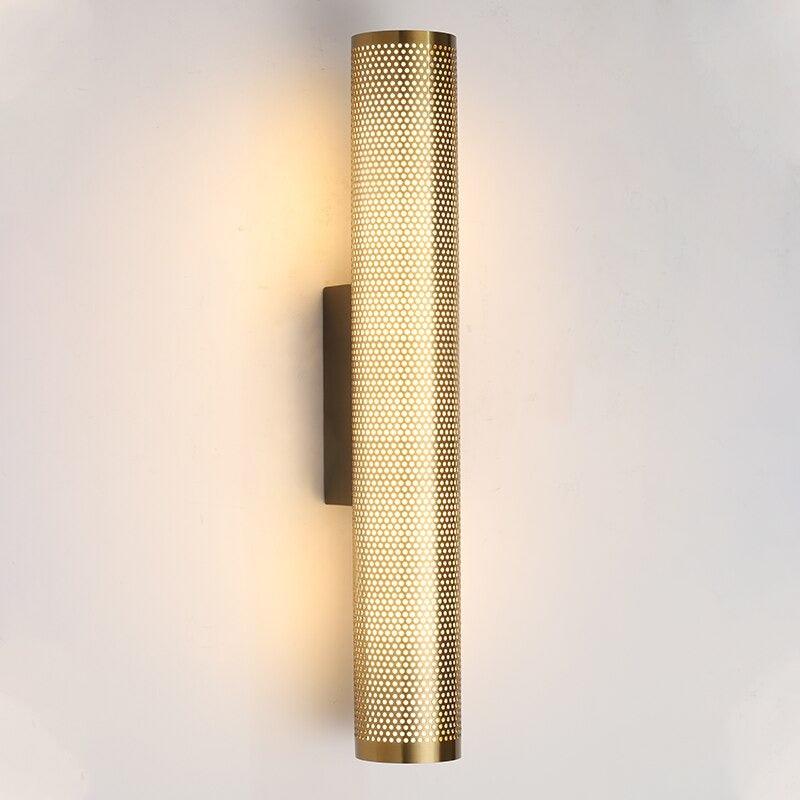 Luxuriöse goldene Wandleuchte | LED, ART DECO Stil, 12W, verkabelt