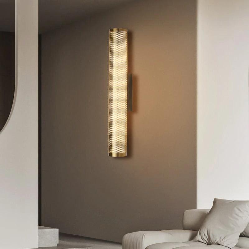 Luxuriöse goldene Wandleuchte | LED, ART DECO Stil, 12W, verkabelt