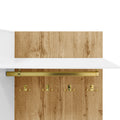 Modernes Garderoben-Set mit Spiegel, LED-Beleuchtung & Sitzbank