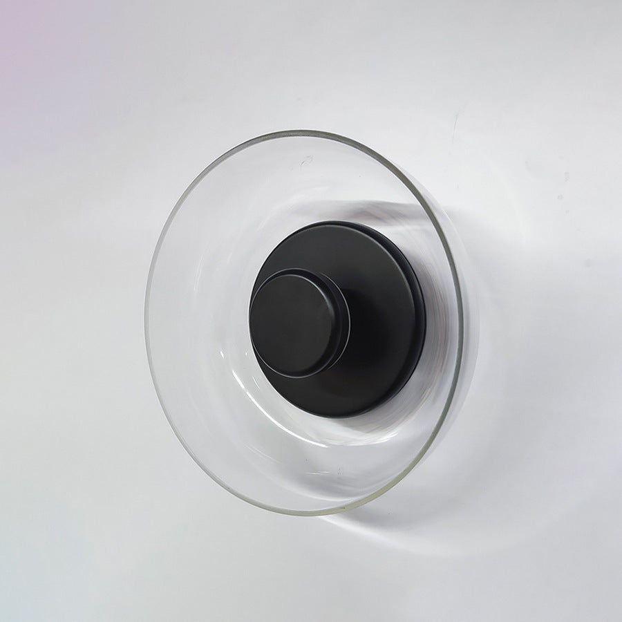 Moderne Glas Wandleuchte Minimalistische LED Wandlampe für Schlafzimmer