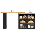 Moderner ausziehbarer Bartisch mit LED & Stauraum