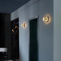 Moderne Glas Wandleuchte Minimalistische LED Wandlampe für Schlafzimmer