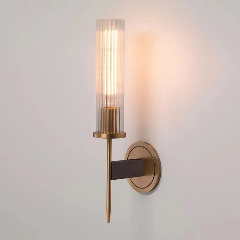 Elegante minimalistische Wandleuchte aus Kupfer