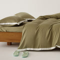 Premium Tencel Bettwäsche Set mit eleganter Patchwork-Optik